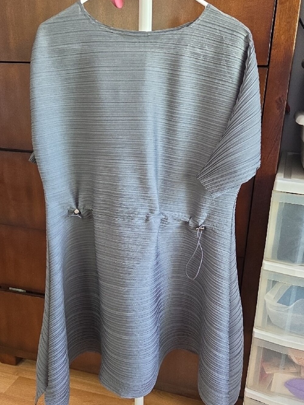 Pleats Please Issey Miyake in Slate Blue - Picture 2 of 7